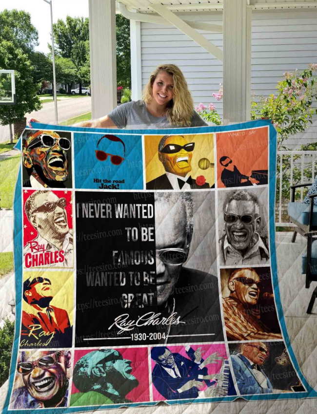 Ray Charles 3D Quilt Blanket