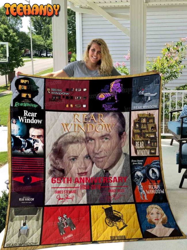 Rear Window 3D Quilt Blanket