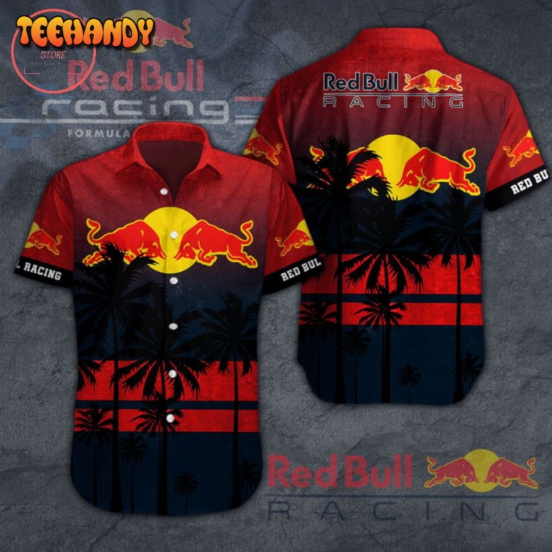 Red Bull Racing Short Sleeve Hawaiian Shirt