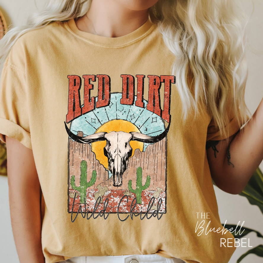 Red Dirt Wild Child Shirt, Country Shirt, Country Concert Shirt