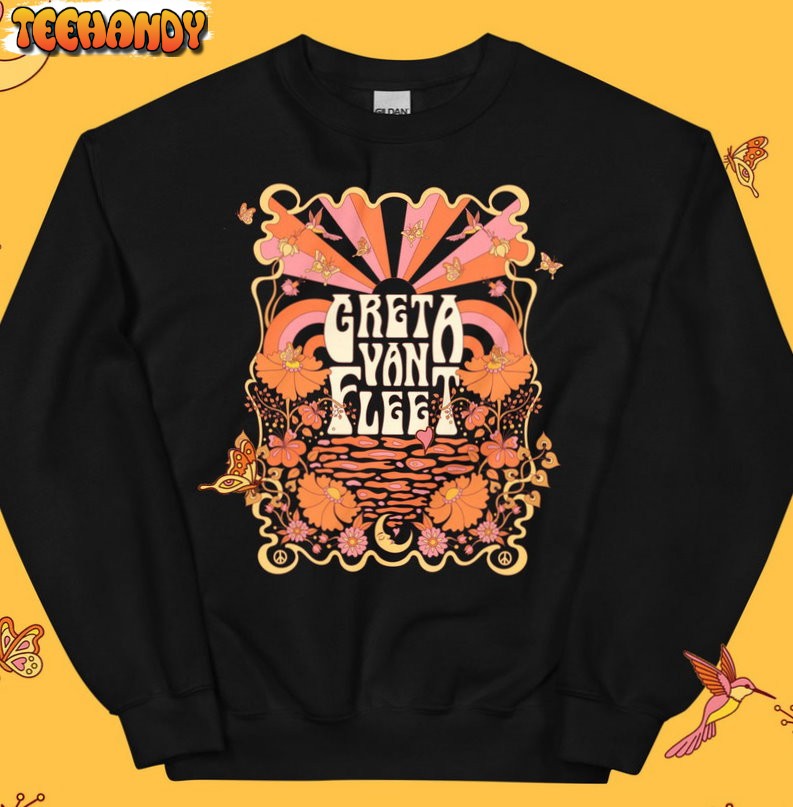 Retro Greta Van Fleet Trendy Sweatshirt