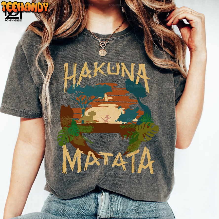 Retro Hakuna Matata Disney Lion King Retro Hakuna Matata Simba And Friends Shirt