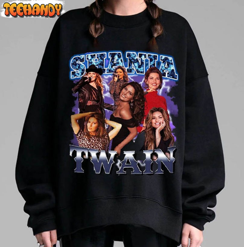 Retro Shania Twain Vintage Shirt, Shania Twain Unisex Hoodie