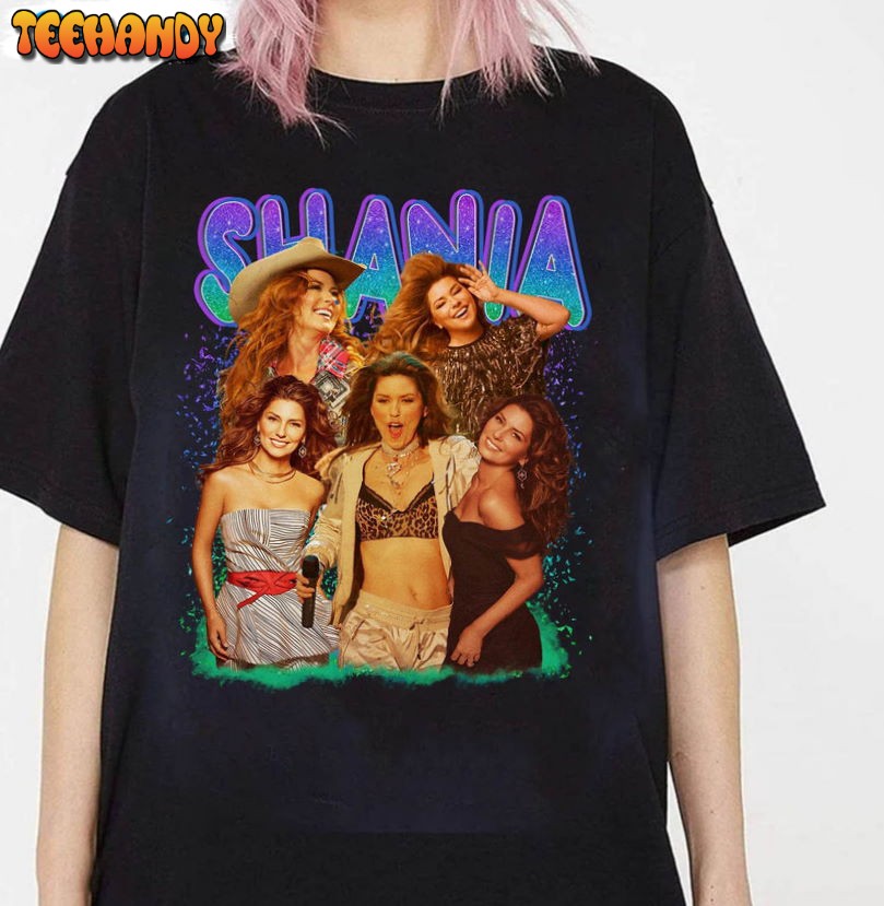 Retro Shania Twain Vintage Shirt, Trendy Music Unisex Hoodie