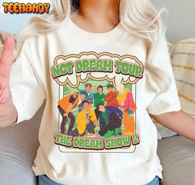 Retro Y2k Nct Dream Shirt, Nct Dream Show Tour Sweatshirt