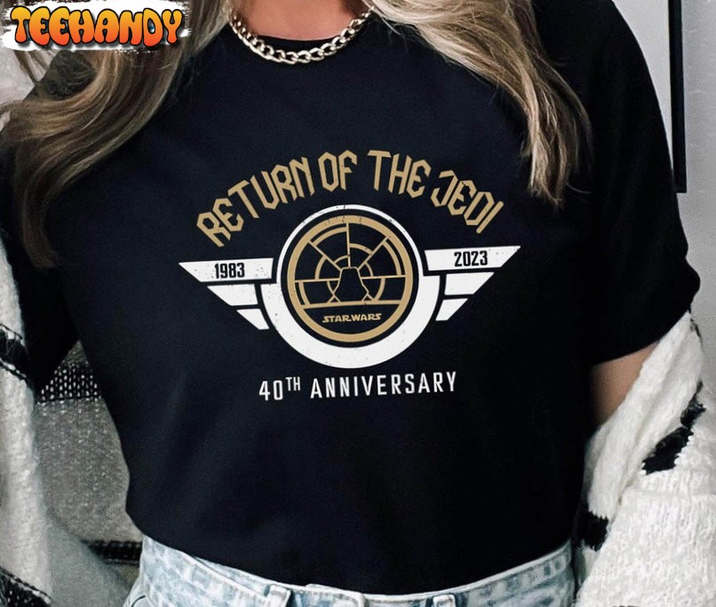 Return Of The Jedi 40th Anniversary 2023 Movie Shirt, Star Wars Celebration Sweatshirt