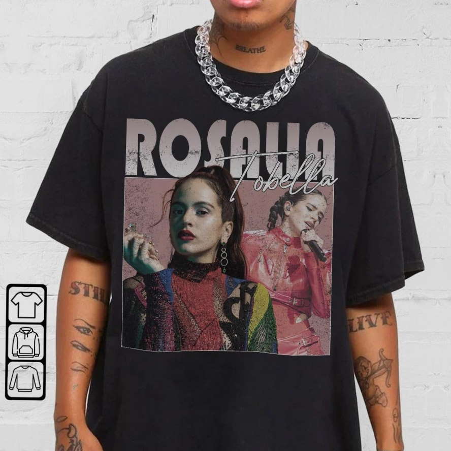 Rosalia Streetwear Shirt Hip Hop 90s Vintage Retro Unisex T-Shirt