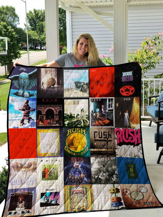 Rush 3D Quilt Blanket