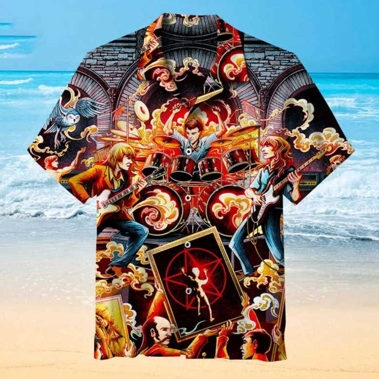 Rush Painting 3D All Over Print Hawaiian Shirt