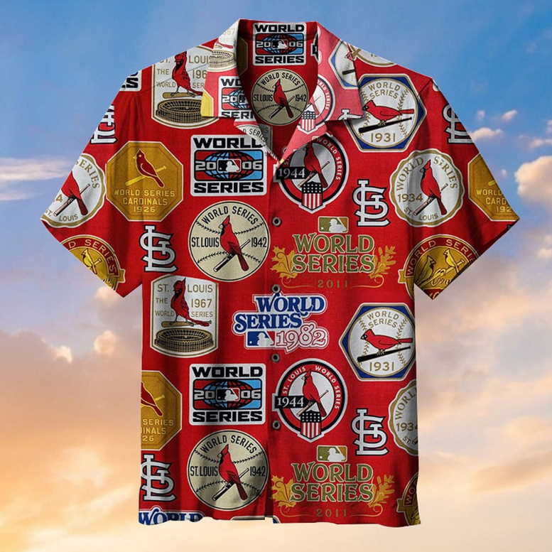 Saint Louis Cardinals 3D All Print Hawaiian Shirt