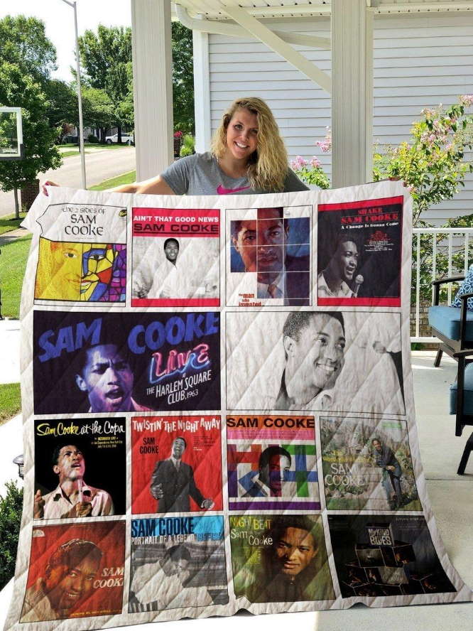 Sam Cooke 3D Customized Quilt Blanket