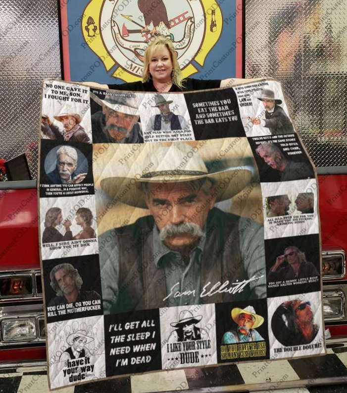 Sam Elliott For Fans Version 3D Quilt Blanket