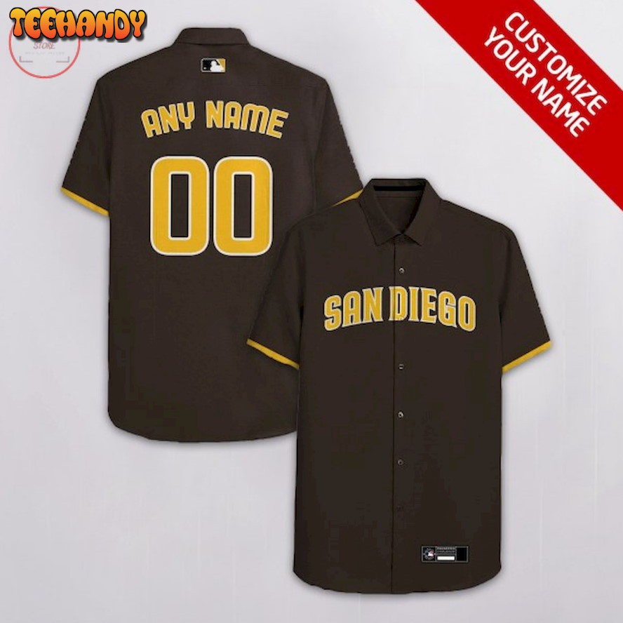 San Diego Padres Personalized Hawaiian Shirt