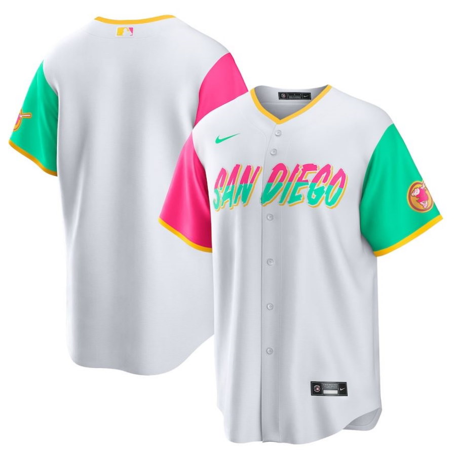 San Diego Padres White 2022 City Connect Replica Team Jersey