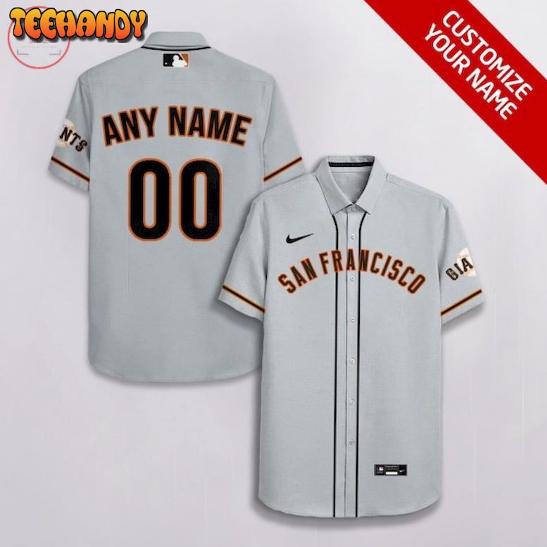 San Francisco Giants Personalized Hawaiian Shirt