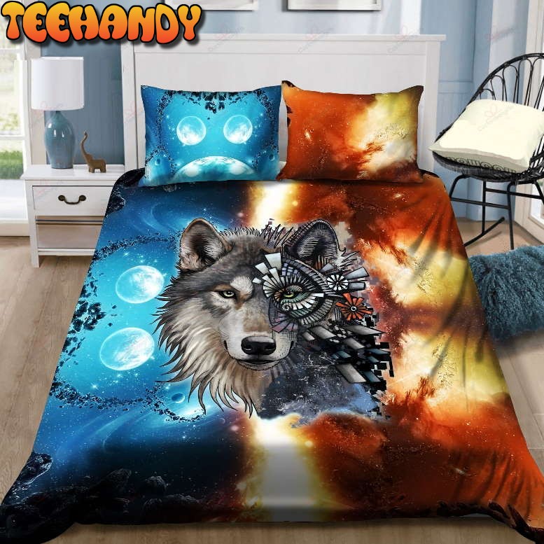 Save The Wolf Printed Bedding Set