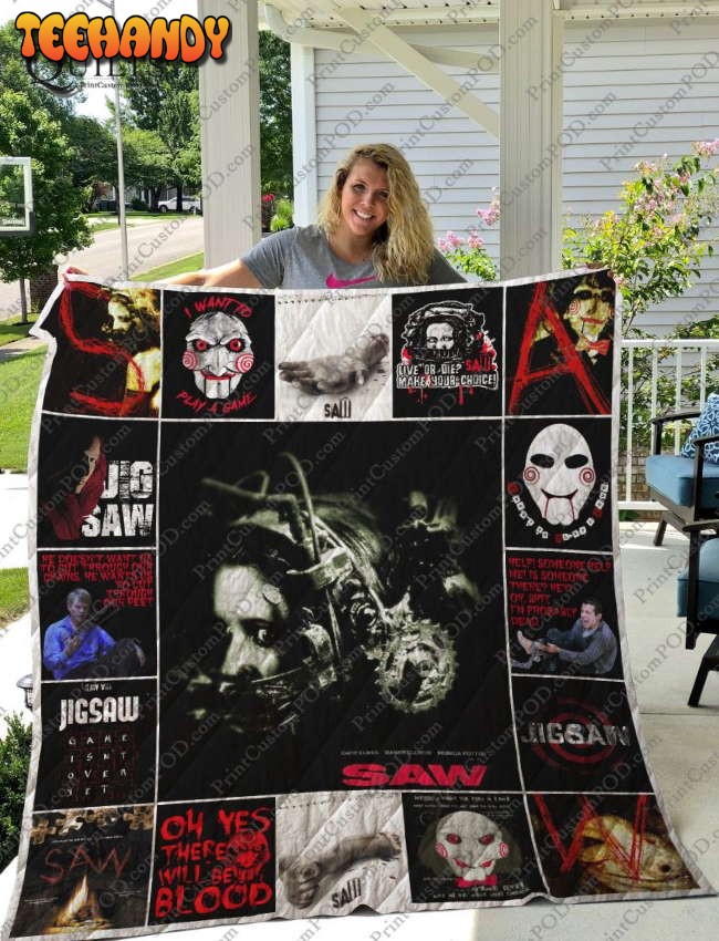 Saw For Fans Version 3D Quilt Blanket