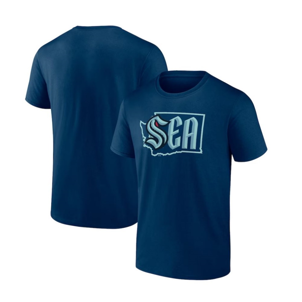 Seattle Kraken Deep Sea Blue Proclamation T-Shirt