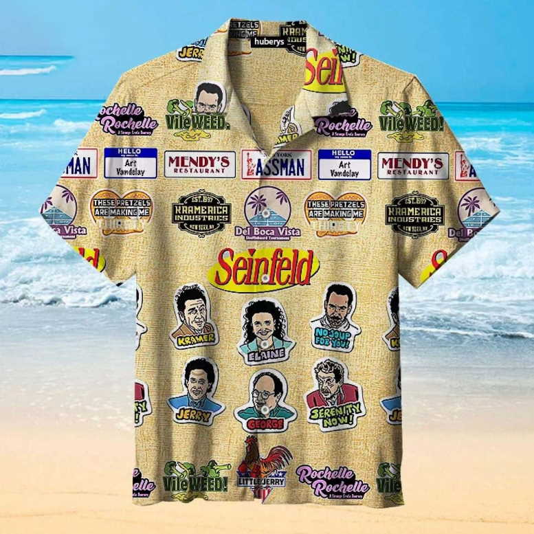 Seinfeld 1989 Sitcom 3D Printed Hawaiian Shirt