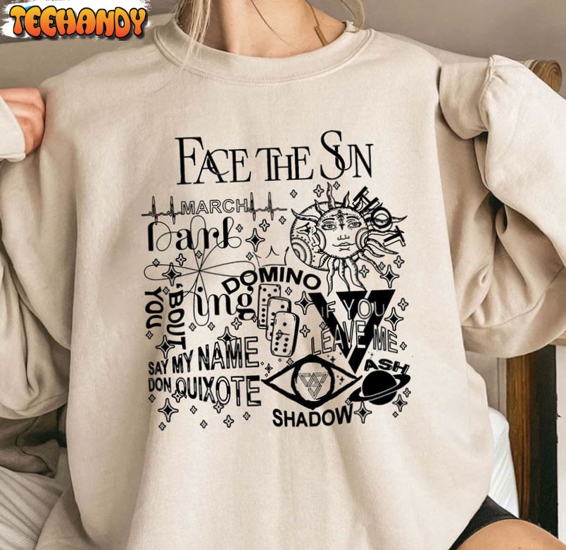 Seventeen Track List Album Shirt, Face The Sun Unisex T Shirt