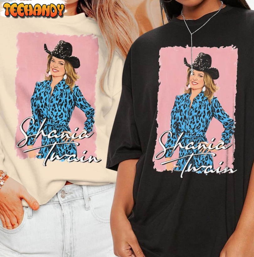 Shania Twain Music Shirt, Shania Twain Tour Retro Long Sleeve