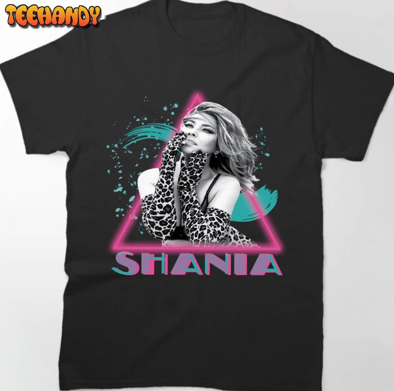 Shania Twain Throwback Neon Unisex T-shirt