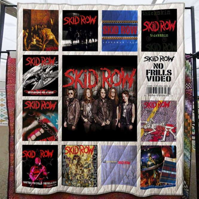 Skid Row 3D Customized Quilt Blanket