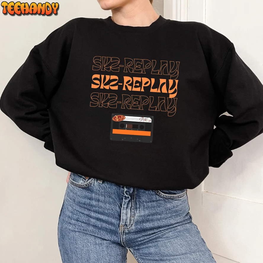 SKZ-Replay Album Sweatshirt, Stray kids Replay Shirt