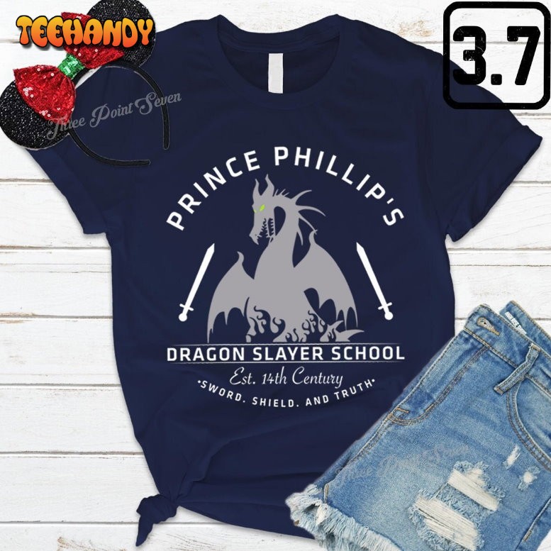 Sleeping Beauty Shirt, Phillip’s Dragon Slayer School T-Shirt