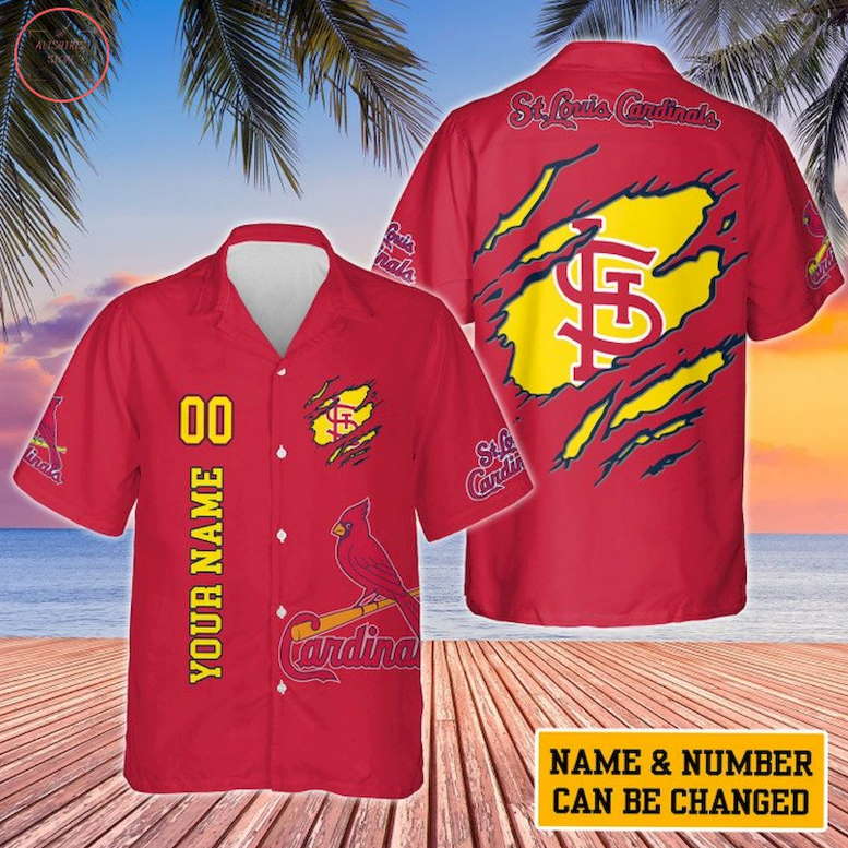 St. Louis Cardinals Unisex Custom Hawaiian Shirt