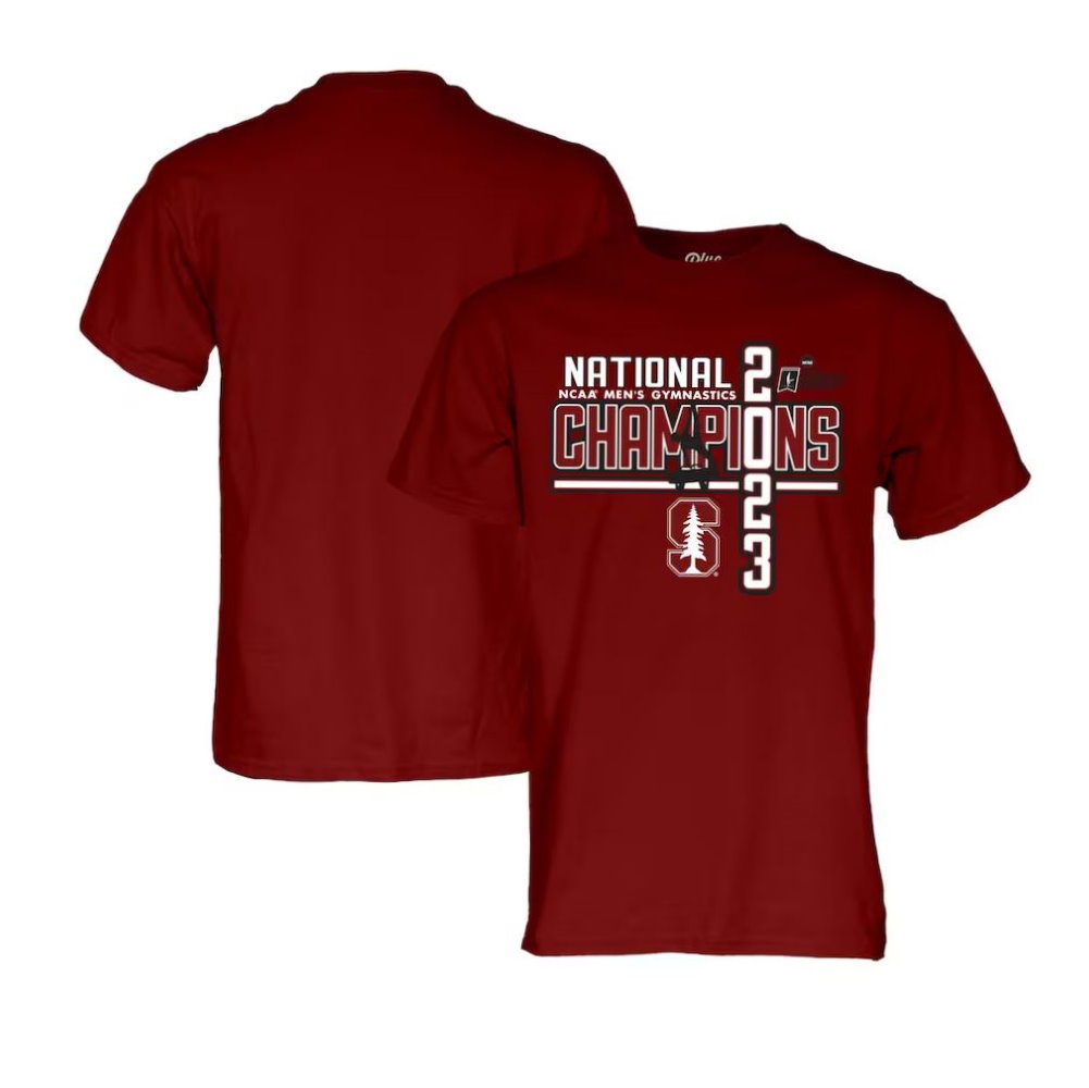 Stanford Cardinal 2023 NCAA Men's Gymnastics National Champions T-Shirt