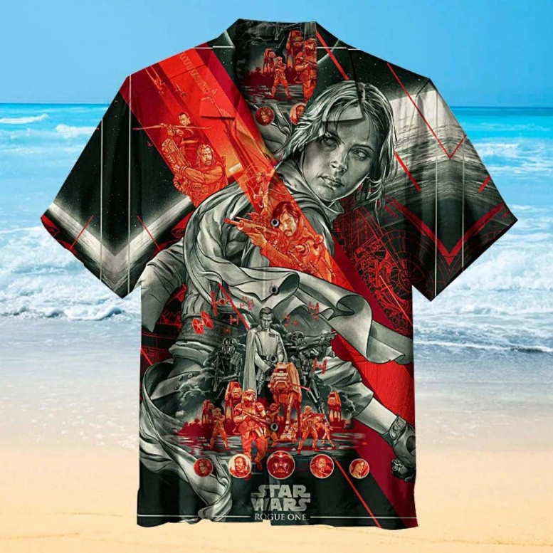 Star Wars Fic Rogue One 3D All Print Hawaiian Shirt