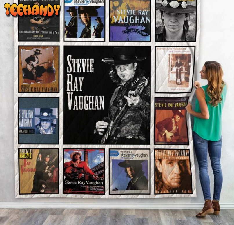 Stevie Ray Vaughan Compilations Albums 3D Quilt Blanket