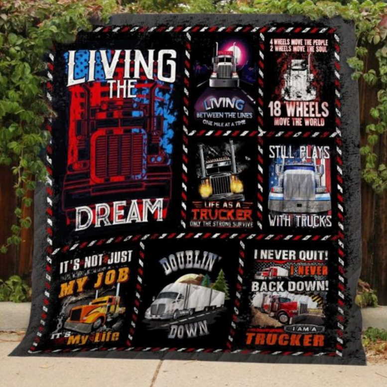 Still Plays With Trucks 3D Customized Quilt Blanket