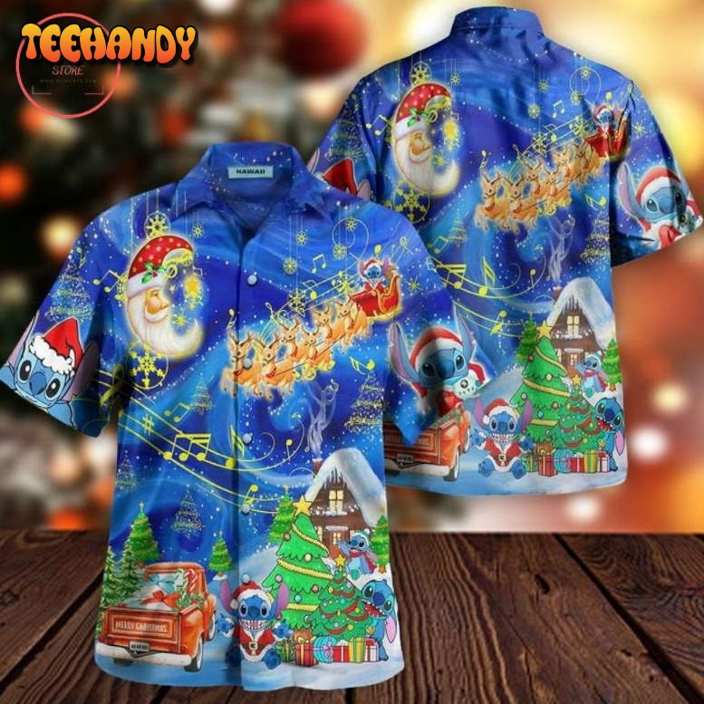 Stitch Noel Christmas Hawaiian Shirt