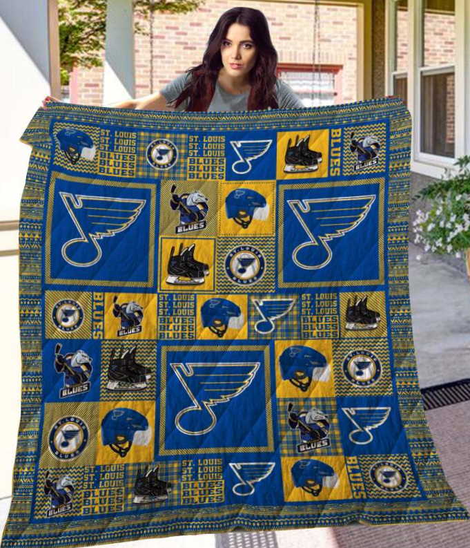 St.Louis Blues 3D Customized Quilt Blanket