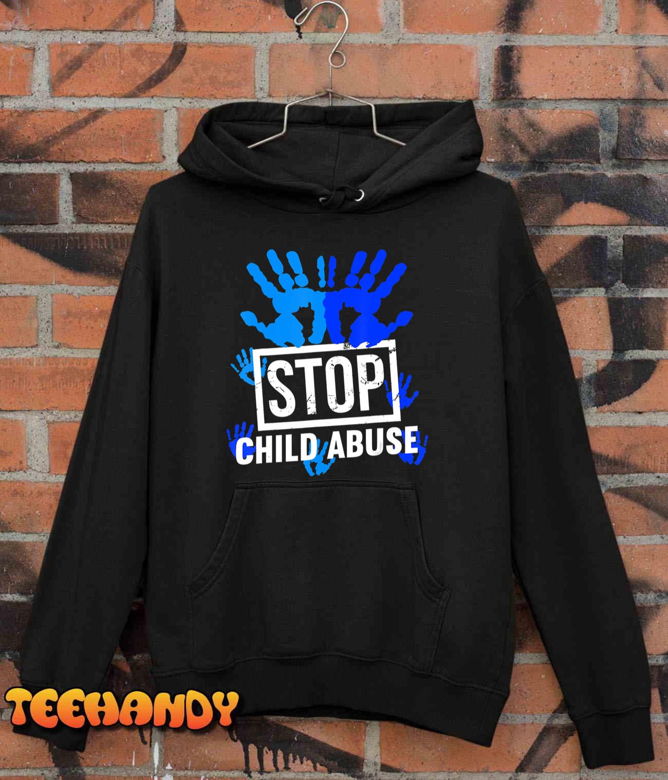 Stop Child Abuse, Child Abuse Prevention Awareness T-Shirt