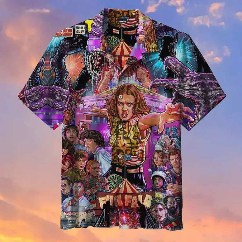 Stranger Things Series 3D All Print Hawaiian Shirt