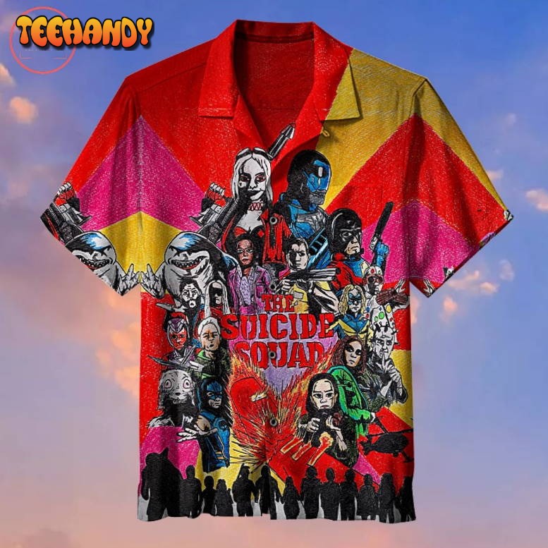 Suicide squad characters Hawaiian Shirt