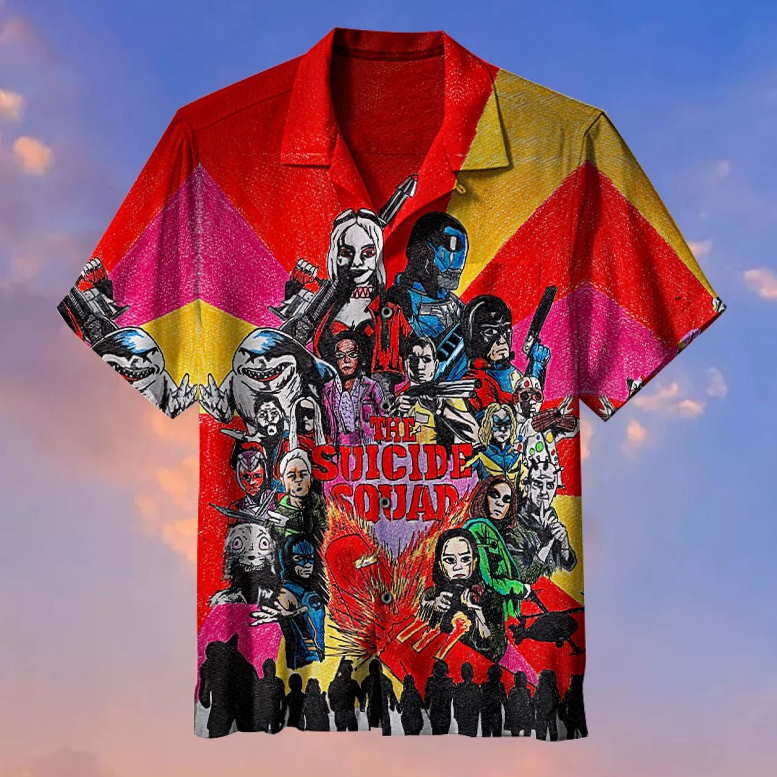 Suicide Squad Characters V1 3D Print Hawaiian Shirt