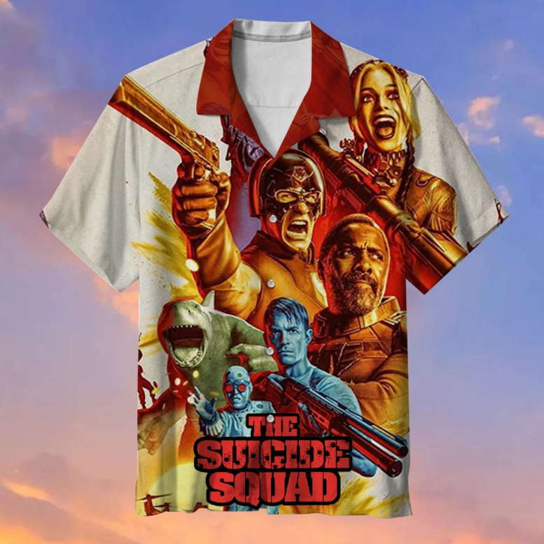 Suicide Squad Characters V2 3D Print Hawaiian Shirt