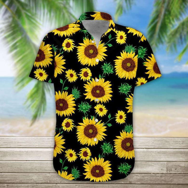 Sunflower Garden of Hawaiian Shirt