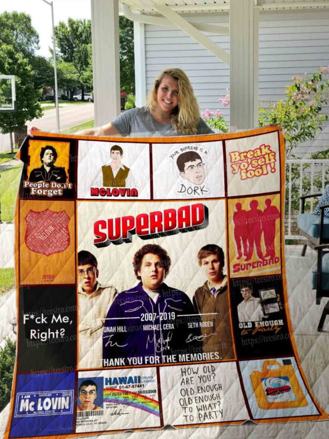 Superbad 3D Quilt Blanket