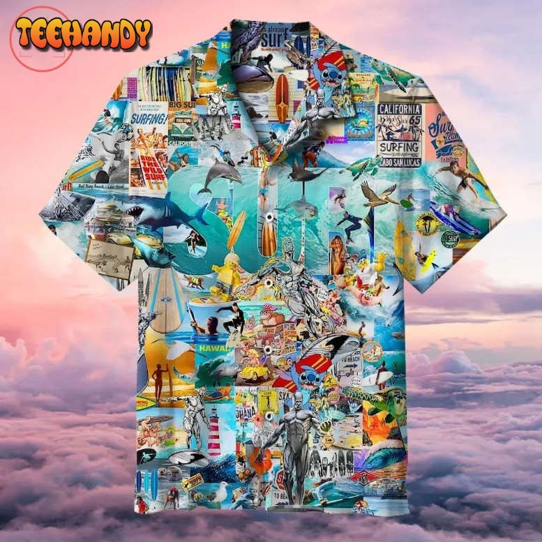 Surf Beach Vacation Hawaiian Shirt