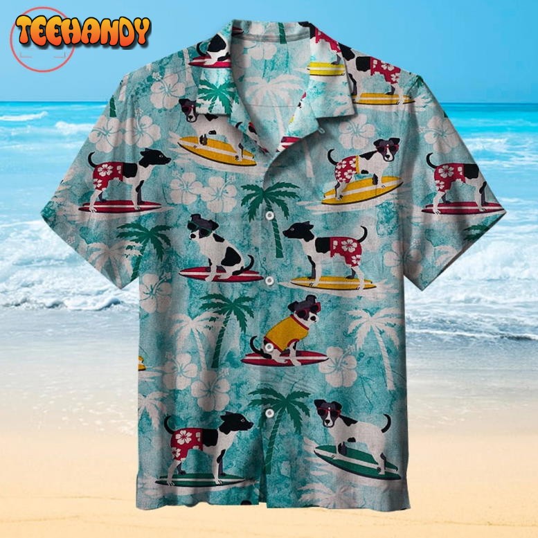 Surfing Dogs Hawaiian Shirts