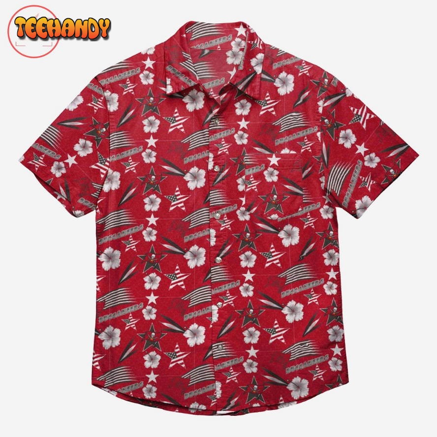 Tampa Bay Buccaneers Americana Hawaiian Shirt