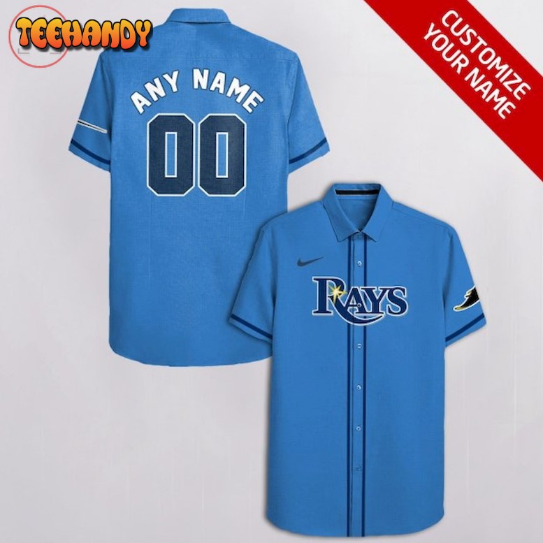 Tampa Bay Rays Customized Hawaiian Shirt