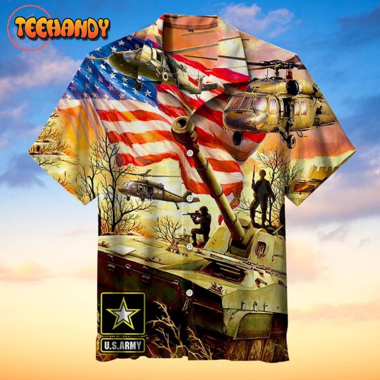 Tank army Hawaiian shirt