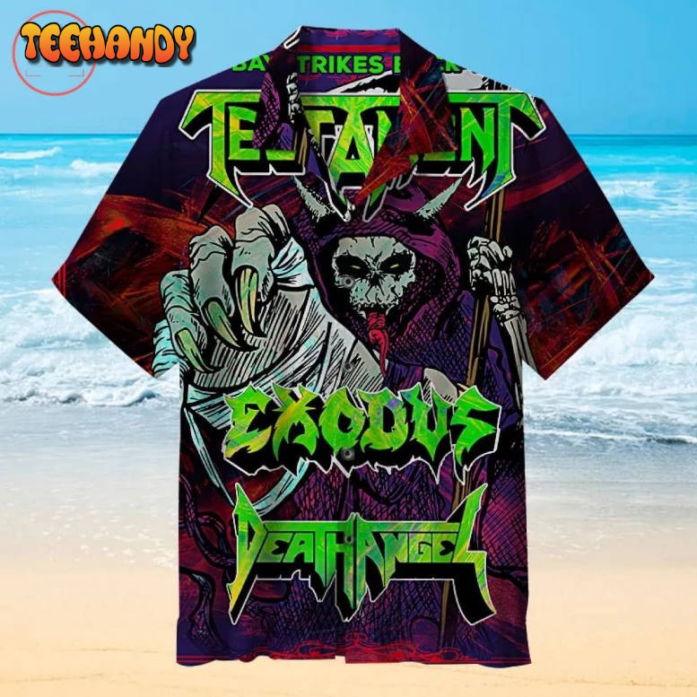 Testament Exodus Death Angel Hawaiian Shirt