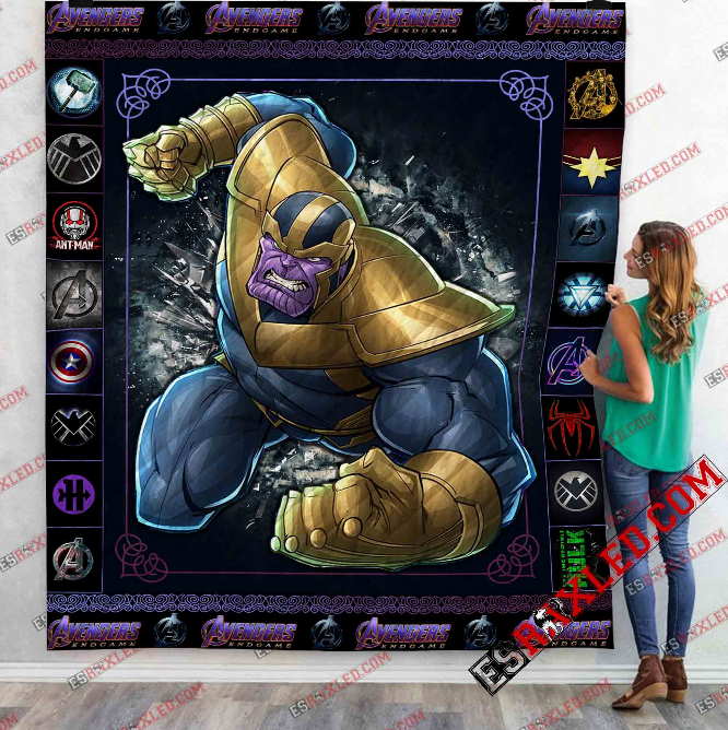 Thanos Marvel Infinity War End Game 3D Customized Quilt Blanket